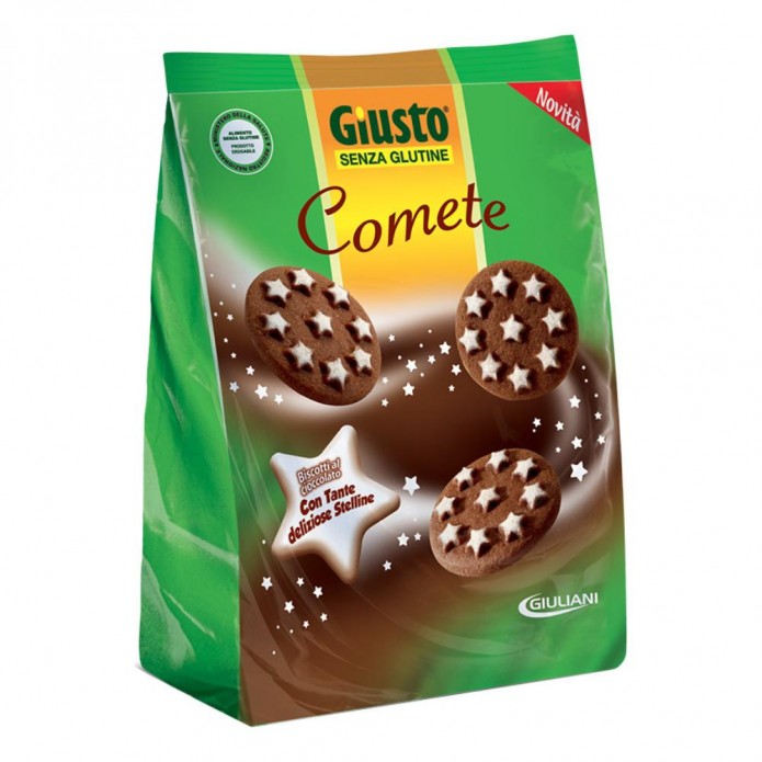 GIUSTO COMETE BISCOTTI 200G S/G