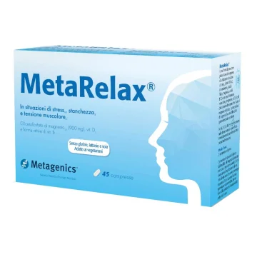 MetaRelax Metagenics New 45 Compresse - Integratore per stress stanchezza e affaticamento