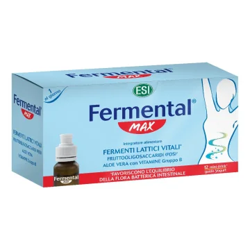 Esi Fermental Max Mini Drink 12 Flaconcini  da 10 ml - Integratore ripristina flora batterica intestinale
