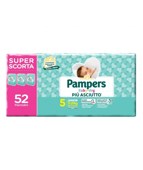 PAMPERS BABY DRY T DWCT J 52PZ