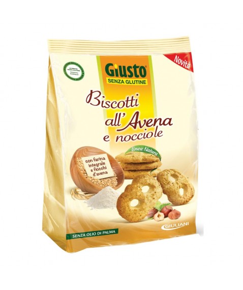 GIUSTO S/G Bisc.AvenaNocc.250g