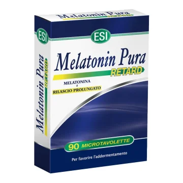 Esi Melatonin Pura Retard Integratore Per il Sonno 90 Microtavolette