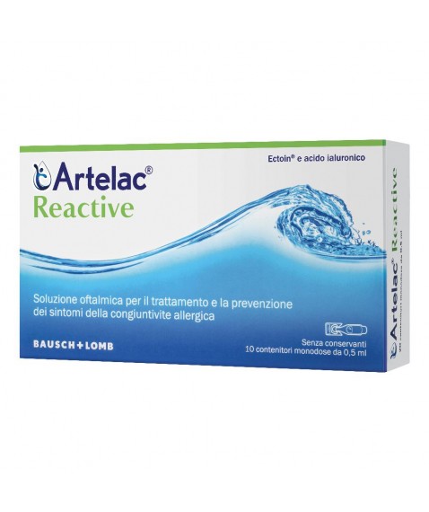 Artelac Reactive Soluzione Oftalmica 10 Flaconcini Monodose 