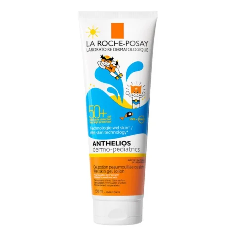 Anthelios Dermo-Pediatrics Gel Pelle Bagnata spf 50+ Protezione Solare Molto Alta per Bambini 250 ml