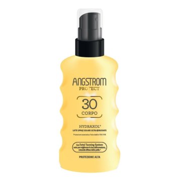 Angstrom Protect Hydraxol Latte Spray Solare SPF 30 175 ml - Protezione solare corpo media