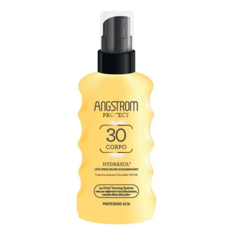 Angstrom Protect Hydraxol Latte Spray Solare SPF 30 175 ml - Protezione solare corpo media Angstrom Protect Hydraxol Latte Spray Solare SPF 30 175 ml - Protezione solare corpo media