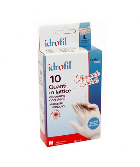 GUANTI IN LATTICE S IDROFIL 10PZ