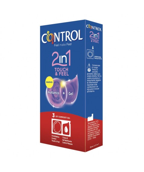 CONTROL 2IN1 TOUCH&FEEL+LUBE 3