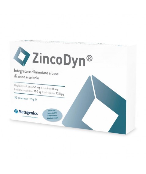 ZincoDyn 56 compresse Integratore di zinco per le difese immunitarie e la funzione cognitiva