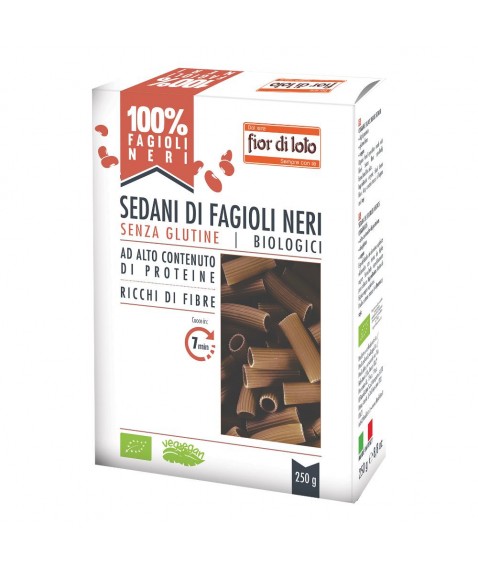 SEDANI FAGIOLI NERI S/GL 250G