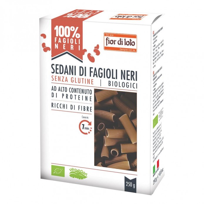 SEDANI FAGIOLI NERI S/GL 250G