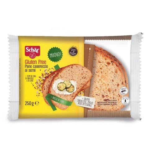 SCHAR PANE CASERECCIO SEMI 250G SCHAR PANE CASERECCIO SEMI 250G