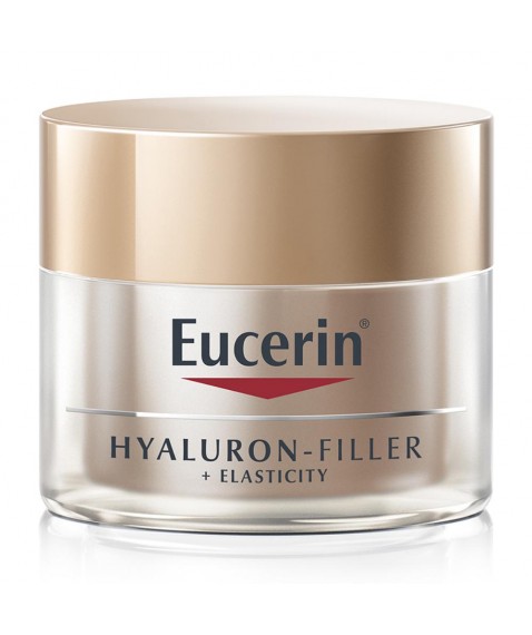 Eucerin Hyaluron-Filler+Elasticity Crema Notte Antirughe Ricca 50 ml - Per la pelle matura