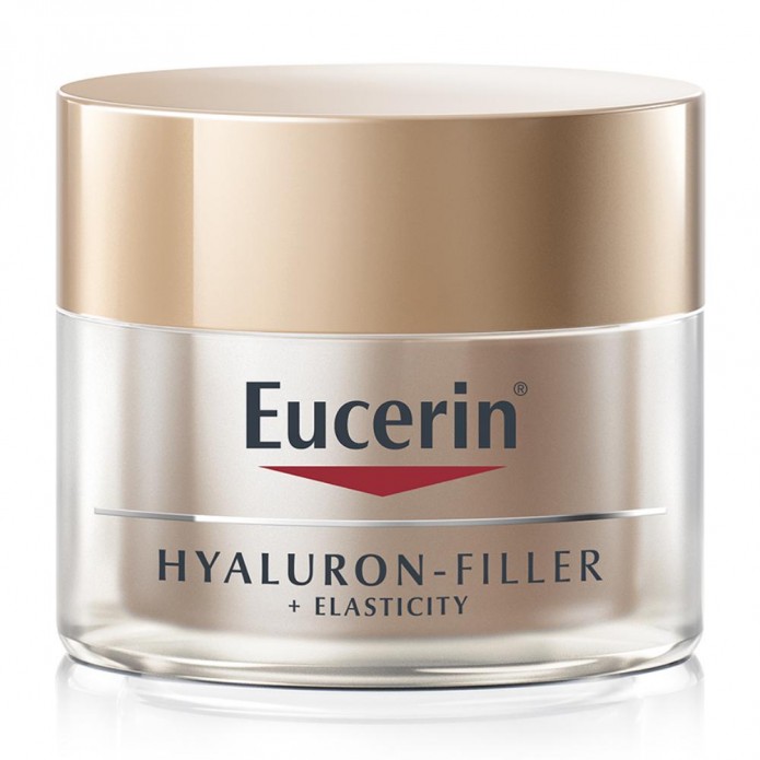 Eucerin Hyaluron-Filler+Elasticity Crema Notte Antirughe Ricca 50 ml - Per la pelle matura