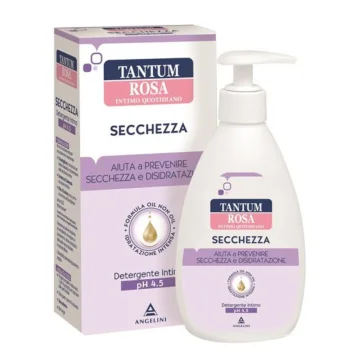 Tantum Rosa Detergente Intimo Secchezza 200 ml - Emolliente Lenitivo ed Idratante