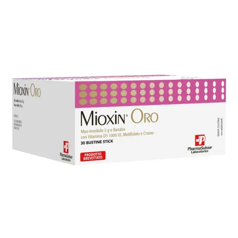 Mioxin Oro 30 Bustine Stick - Integratore alimentare per il benessere in ambito ginecologico Mioxin Oro 30 Bustine Stick - Integratore alimentare per il benessere in ambito ginecologico