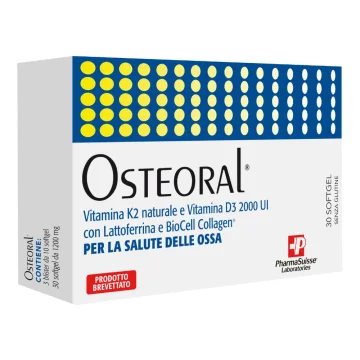 Osteoral 30 Softgel - Integratore alimentare per la salute delle ossa