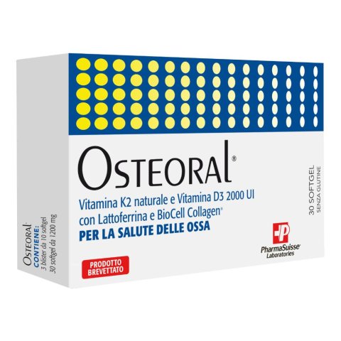 Osteoral 30 Softgel - Integratore alimentare per la salute delle ossa Osteoral 30 Softgel - Integratore alimentare per la salute delle ossa