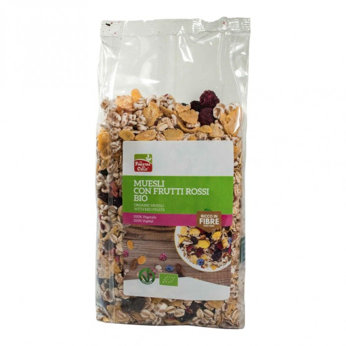 MUESLI FRUTTI ROSSI BIO 500G