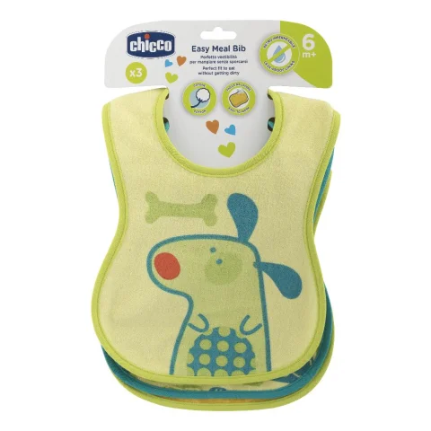 Chicco Bavaglini Pappa Bimbo 6Mesi+ Neutre 3 Pezzi Chicco Bavaglini Pappa Bimbo 6Mesi+ Neutre 3 Pezzi