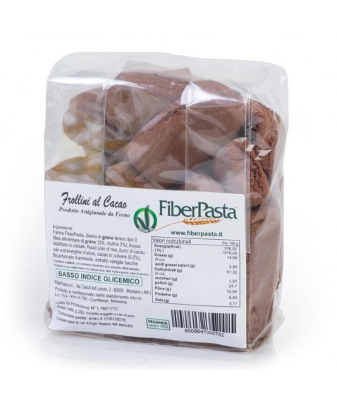 FIBERPASTA Frollini Cacao 250g