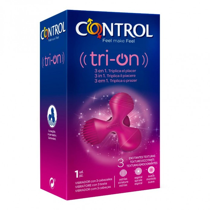 CONTROL*Vibratore 3in1 Tri-on