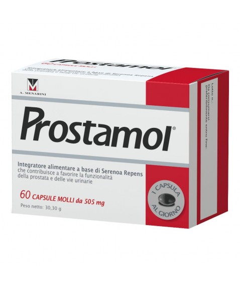 Prostamol  60 Capsule Molli - Integratore per Migliorare la Funzionalità della Prostata 