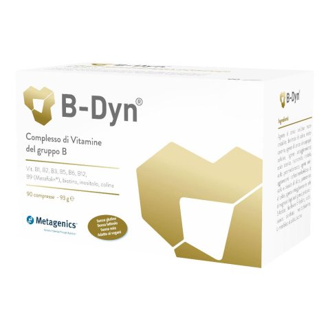 B-Dyn Metagenics New 90 Compresse Integratore di Vitamine del Gruppo B B-Dyn Metagenics New 90 Compresse Integratore di Vitamine del Gruppo B