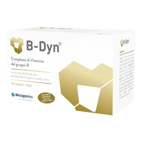 B-Dyn Metagenics New 90 Compresse Integratore di Vitamine del Gruppo B