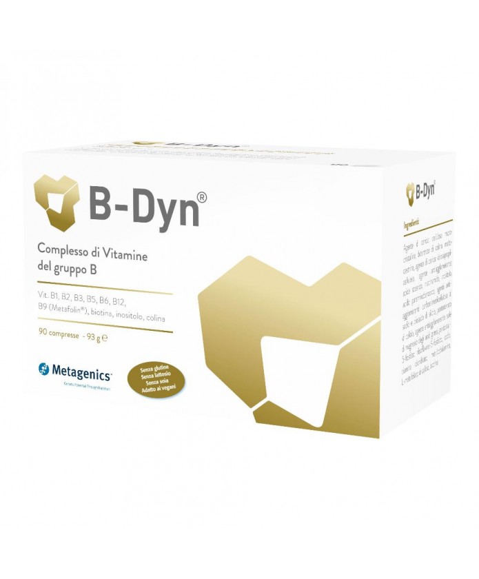 B-Dyn Metagenics New 90 Compresse Integratore di Vitamine del Gruppo B