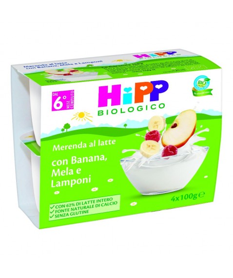 HIPP MERENDA LATTE/BAN/LAM400G