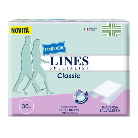 Lines Specialist Traverse Da Letto Assorbenti 80x180cm 30 Pezzi