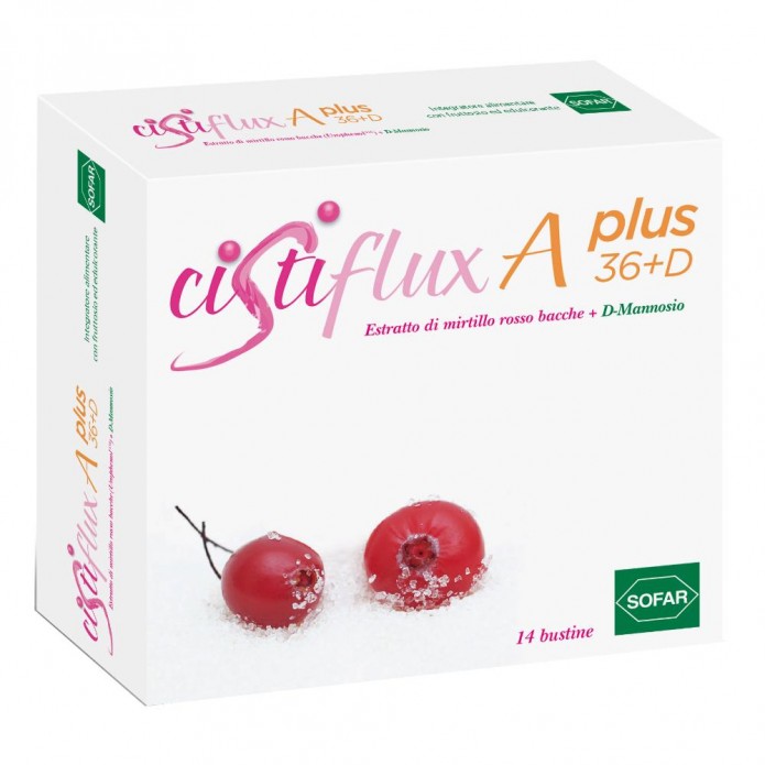 Cistiflux A Plus 36+D buste Integratore per la cistite e il benessere delle vie urinarie