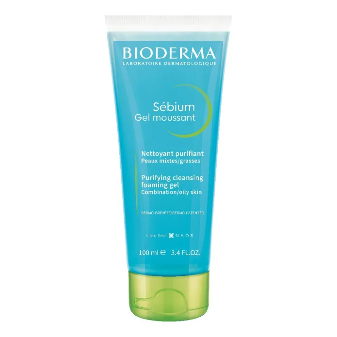 Bioderma S&egrave;bium Gel Moussant 100 ml - Detergente purificante viso per pelli miste e grasse
