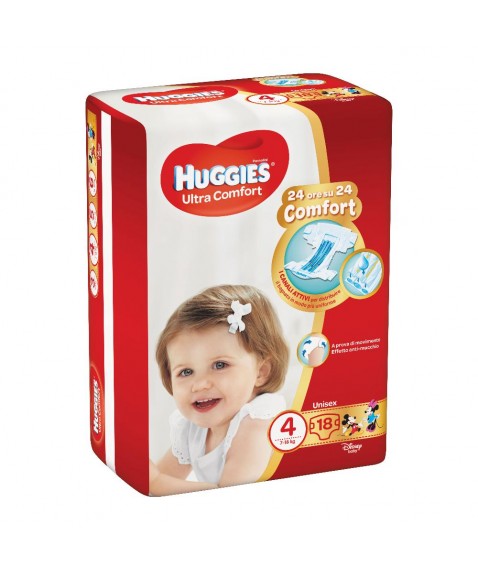 HUGG.U-Comf.Base4(7-18Kg)18pz