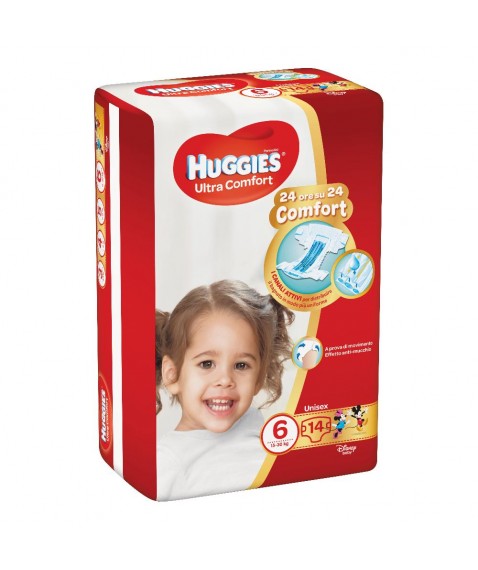 HUGG.U-Comf.Base6(15-30Kg)14pz