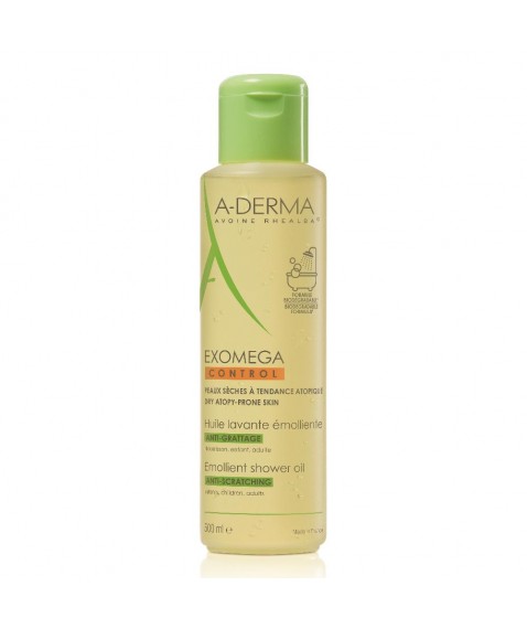 A-Derma Exomega Control Olio Detergente Emolliente 500 ml - Lenisce il prurito deterge e nutre la pelle