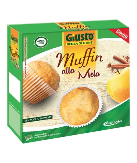 GIUSTO S/G Muffin Mela 200g