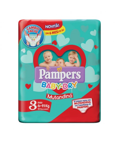 PAMPERS BD MUT SM TG3 19PZ 1270