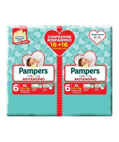 PAMPERS BD MUT VP TG6 EL 32PZ