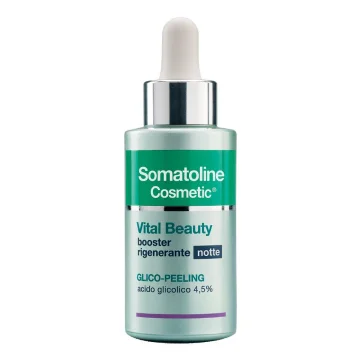 Somatoline Cosmetic Vital Beauty Booster Rigenerante 30 ml - Trattamento rigenerante con acido glicolico