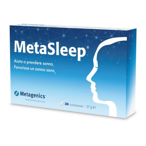 MetaSleep Metagenics 1 mg 30 Capsule - Integratore per favorire l'addormentamento e la continuità del sonno MetaSleep Metagenics 1 mg 30 Capsule - Integratore per favorire l'addormentamento e la continuità del sonno