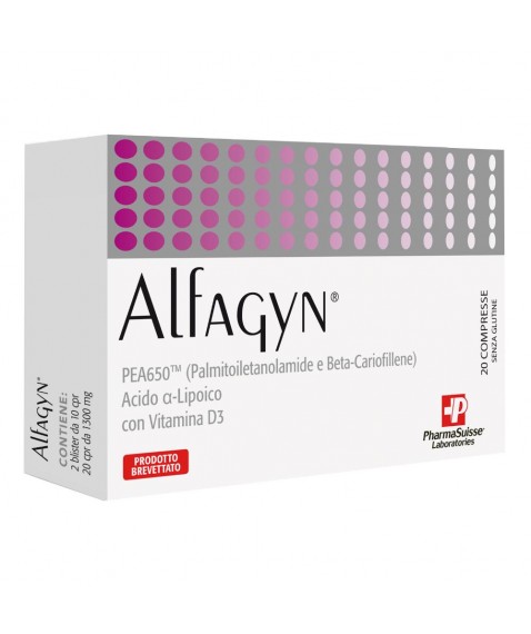 Alfagyn 20 Compresse - Integratore alimentare per il benessere pelvico in ambito ginecologico