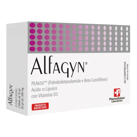 Alfagyn 20 Compresse - Integratore alimentare per il benessere pelvico in ambito ginecologico