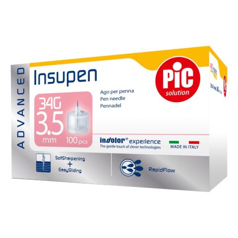 AGO INSUPEN 22660 34G 3,5M 100PZ