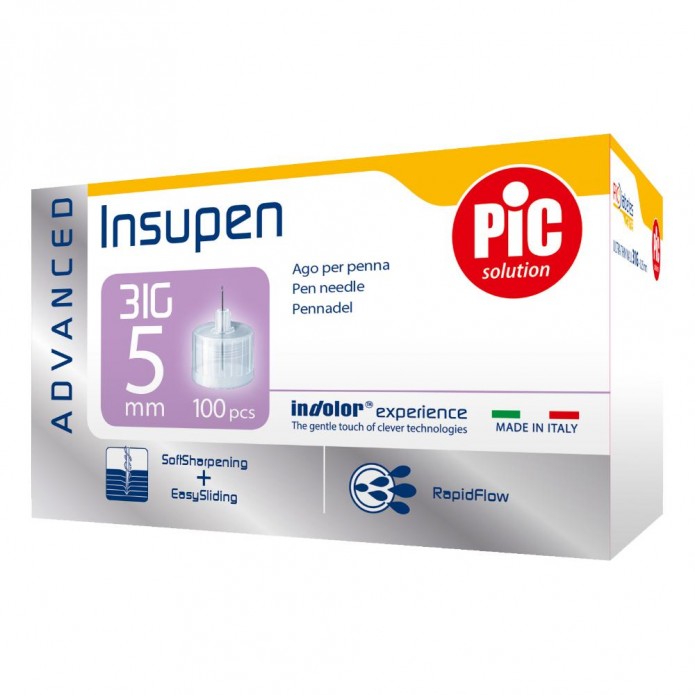 INSUPEN ADV 31g 5mm 100 Aghi