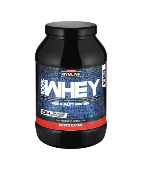 Enervit Gymline Muscle 100% Whey Proteine Concentrate Cacao 900 gr Integratore Proteico