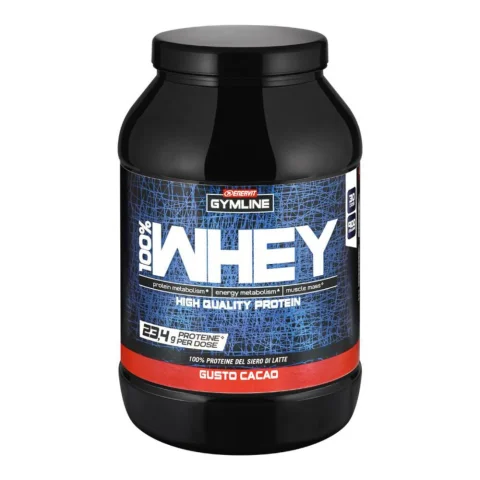 Enervit Gymline Muscle 100% Whey Proteine Concentrate Cacao 900 gr Integratore Proteico Enervit Gymline Muscle 100% Whey Proteine Concentrate Cacao 900 gr Integratore Proteico