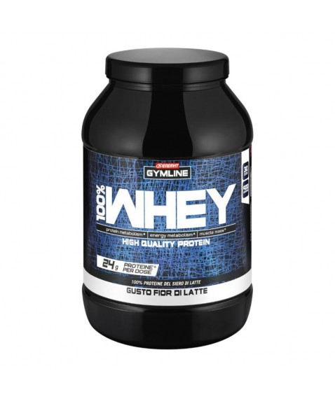 Gymline 100% Whey Protein gusto Fior di Latte 900 gr proteine in polvere di alta qualità