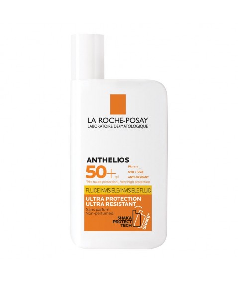 Anthelios Fluido Ultra Resistente SPF 50+ Senza Profumo 50 ml Protezione per pelle sensibile con intolleranze solari